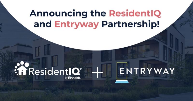 ResidentIQ® by Inhabit® Partners with Entryway, Empowering Nonprofit with Tailored Software Solutions